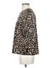 J.Crew 100% Cotton Animal Print Brown Long Sleeve Blouse Size XS - photo 5