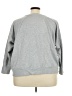 Maurices Floral Gray Sweatshirt Size 4X - photo 2