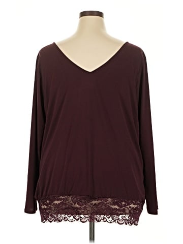 Lane Bryant Outlet Long Sleeve Blouse (view 2)