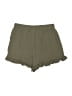 Shein 100% Polyester Solid Green Shorts Size M - photo 2