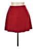 Bershka Solid Red Casual Skirt Size L - photo 2
