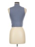 Chrysantheme Gray Sleeveless Top Size M - photo 2