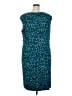 Lauren by Ralph Lauren Print Teal Cocktail Dress Size 22w - photo 2