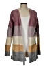 Pinque Color Block Brown Cardigan Size L - photo 1
