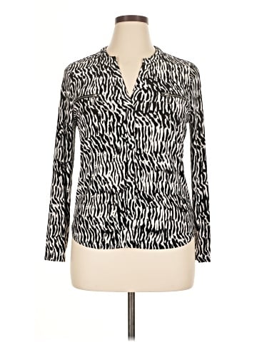 INC International Concepts Long Sleeve Blouse (view 1)