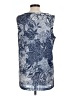 Christopher & Banks 100% Polyester Blue Sleeveless Blouse Size L - photo 2