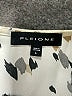 Pleione 100% Polyester Ivory Short Sleeve Blouse Size L - photo 7