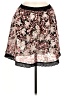 Manoush 100% Polyester Paisley Black Casual Skirt Size EU 38 / US 8 - photo 1