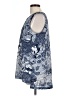 Christopher & Banks 100% Polyester Blue Sleeveless Blouse Size L - photo 5