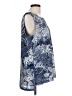 Christopher & Banks 100% Polyester Blue Sleeveless Blouse Size L - photo 4