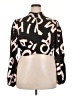Shein Curve 100% Polyester Print Black Long Sleeve Blouse Size 2X - photo 1