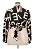 Shein Curve 100% Polyester Print Black Long Sleeve Blouse Size 2X - photo 2