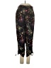 Ecru 100% Rayon Floral Black Active Pants Size XS - photo 1