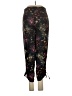 Ecru 100% Rayon Floral Black Active Pants Size XS - photo 2
