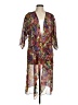 Lularoe 100% Polyester Purple Kimono Size M - photo 1