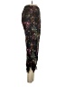 Ecru 100% Rayon Floral Black Active Pants Size XS - photo 4