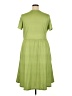 Unbranded Solid Green Casual Dress Size XXL - photo 2