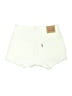 Levi's White Denim Shorts Size 26 waist - photo 2