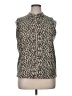 Tudor Court 100% Polyester Animal Print Gold Vest Size XL - photo 1