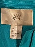 H&M 100% Polyester Solid Green Teal Jumpsuit Size 4 - photo 4