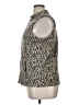 Tudor Court 100% Polyester Animal Print Gold Vest Size XL - photo 5
