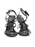 Sam Edelman Gray Black Sandals Size 9 1/2 - photo 2
