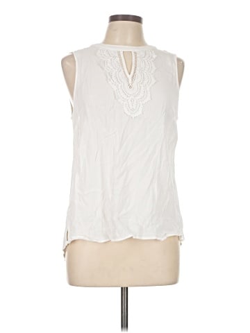 Pale Sky Sleeveless Blouse (view 1)