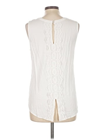 Pale Sky Sleeveless Blouse (view 2)