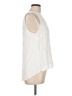 Pale Sky 100% Rayon Ivory Sleeveless Blouse Size L - photo 4