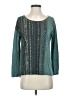 Peruvian Connection Teal 3/4 Sleeve T-Shirt Size XS - photo 1