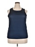 Unbranded 100% Polyester Blue Sleeveless T-Shirt Size 2X - photo 1