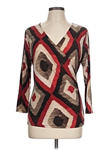 Lauren by Ralph Lauren 3/4 Sleeve Blouse (view 1)