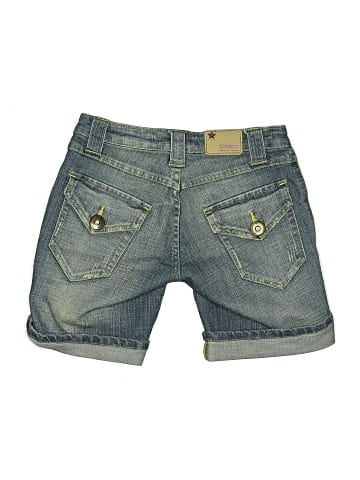 Bubblegum Denim Shorts (view 2)