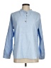 Unbranded Color Block Blue Long Sleeve Blouse Size M - photo 1