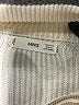MNG Stripes Ivory Pullover Sweater Size S - photo 7