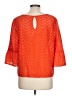 Halogen Orange 3/4 Sleeve Blouse Size L - photo 2