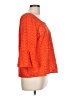 Halogen Orange 3/4 Sleeve Blouse Size L - photo 4