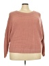 Love Change 100% Acrylic Pink Pullover Sweater Size 3X - photo 1