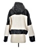DKNY Jeans 100% Polyurethane Color Block Black Snow Jacket Size S - photo 2