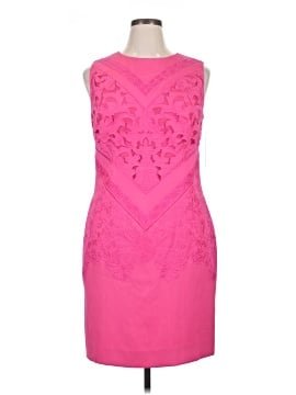soft lounge mini dress hot pink Sammie Hot Pink Satin Mini Dress - US 4