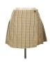 Hesperus 100% Polyester Plaid Tan Casual Skirt Size XL - photo 1