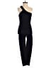 OQQ Solid Black Jumpsuit Size S - photo 1