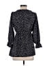 Isabel Maternity 100% Polyester Polka Dots Black Blue Kimono Size Sm Maternity - photo 2