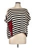 Barbara de Jounge Stripes Ivory Poncho Size L - photo 1