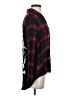 Cino 100% Viscose Plaid Red Long Sleeve Button-Down Shirt Size XXS - photo 4