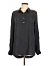 Dolan 100% Polyester Gray Long Sleeve Blouse Size M - photo 1