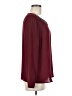 Talbots 100% Polyester Burgundy Long Sleeve Blouse Size 6 - photo 4