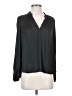 Reset 100% Polyester Black Long Sleeve Blouse Size S - photo 1