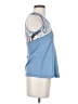 Sofibella Blue Sleeveless T-Shirt Size S - photo 4