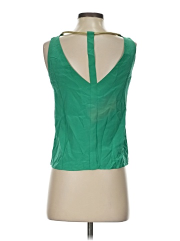 BCBGMAXAZRIA Sleeveless Silk Top (view 2)